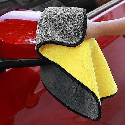 Lint & Streak-Free Microfibre Cleaning Cloths (Pack of 2) 🚗✨