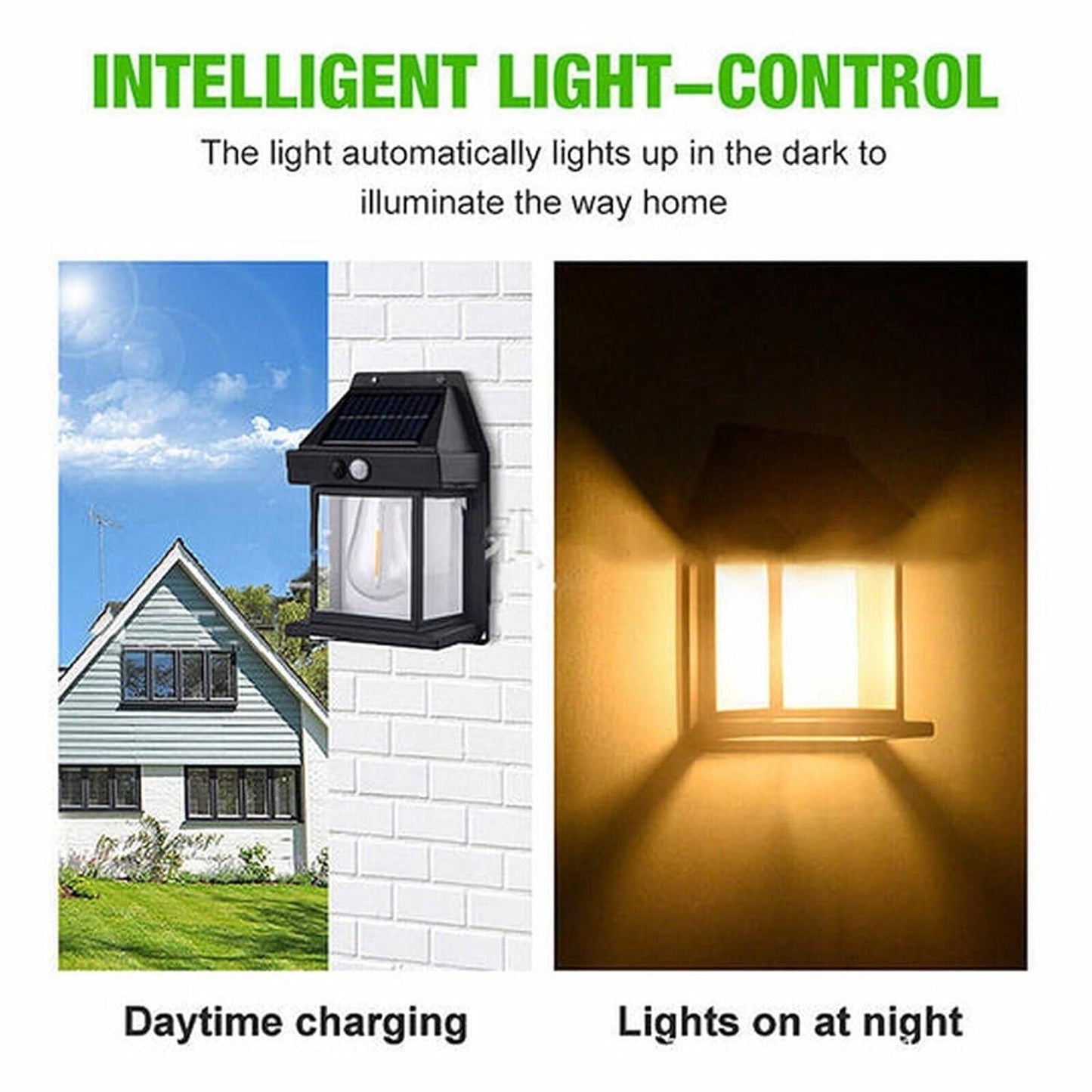Solar Outdoor Wall Light 🌞💡