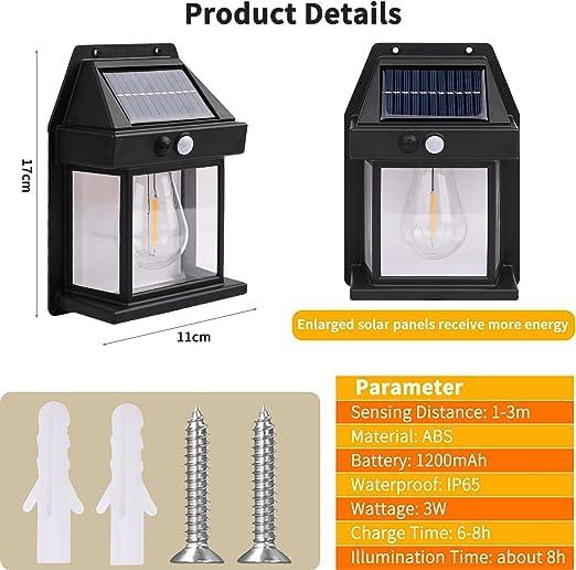 Solar Outdoor Wall Light 🌞💡